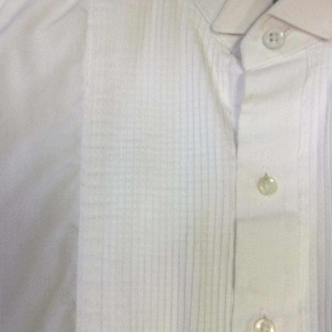 Tuxedo Shirt -Boys White - Preowned