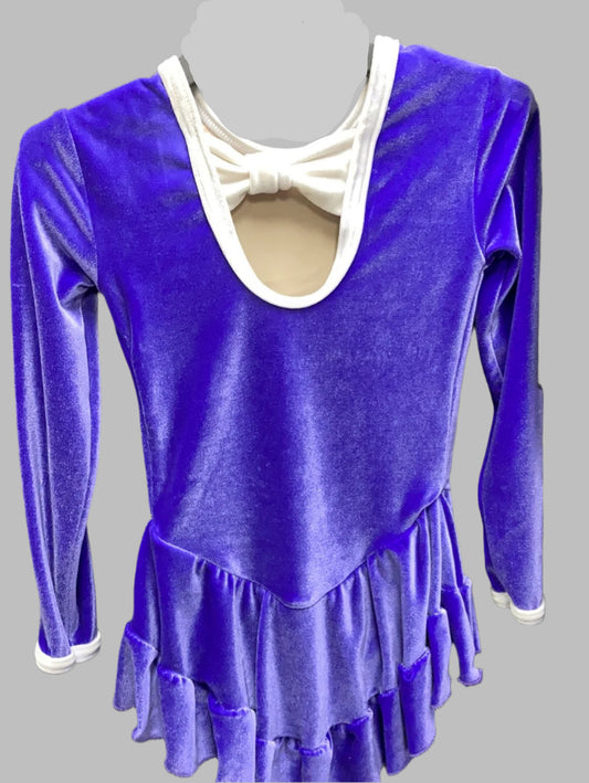 GK Purple Child XS Skating Dress SK1042