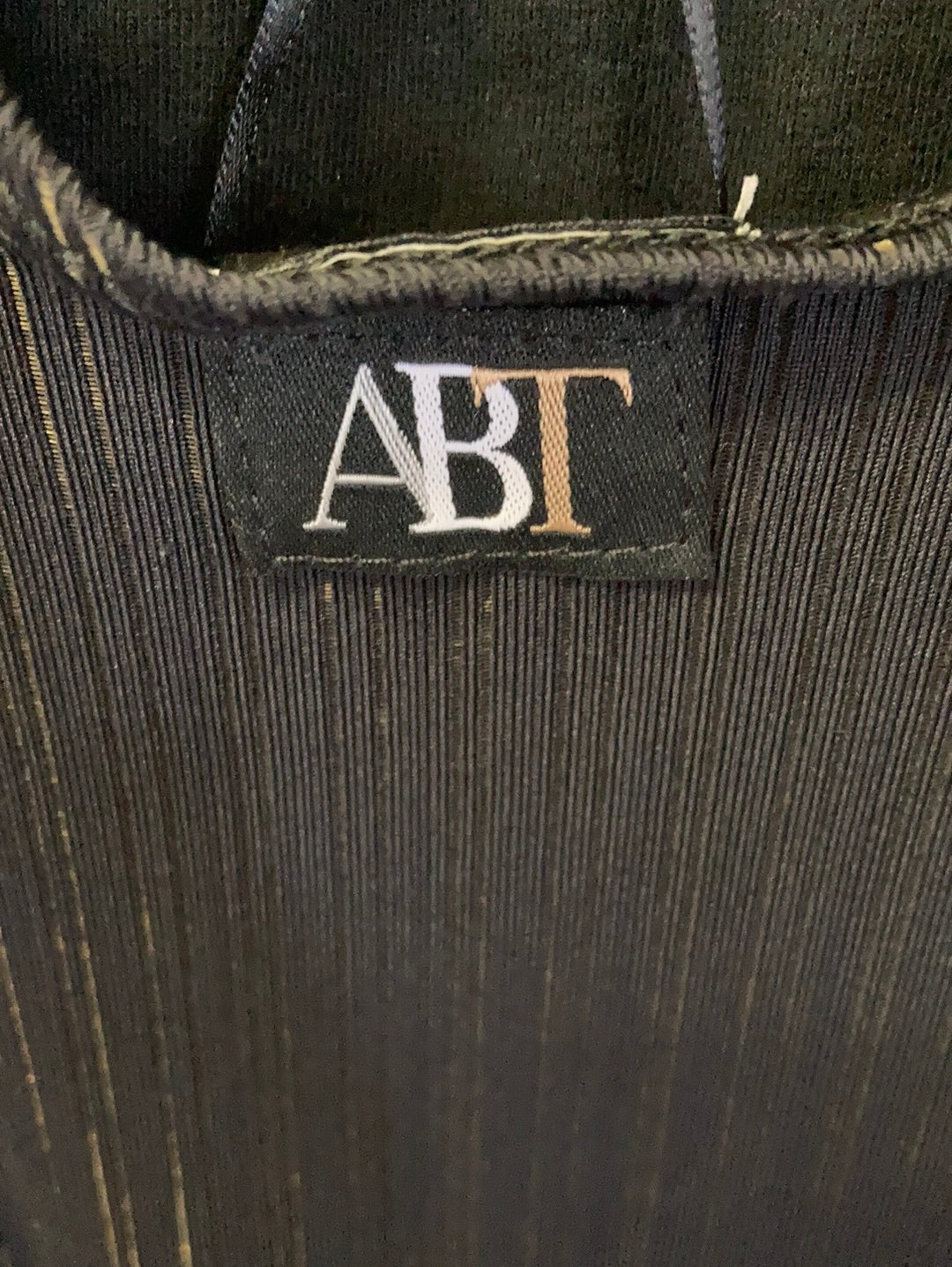 Capezio ABT Black & Gold Cami Leotard Ladies Large, XLG #7300