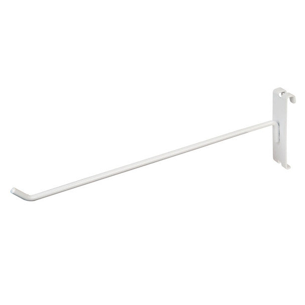 Grid Wall White Metal Dlx Grid Hooks for Gridwall 4", 6", 8" 10" 12"