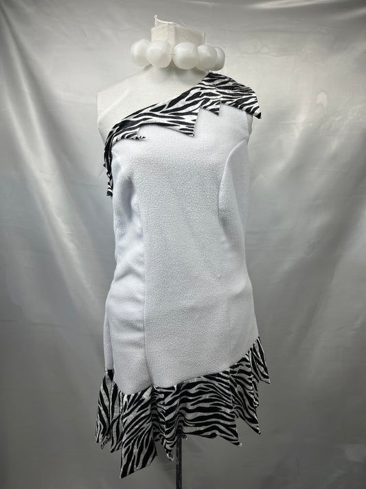 Wilma Flintstone Adult Medium Women Costume  with Wig - Preowned