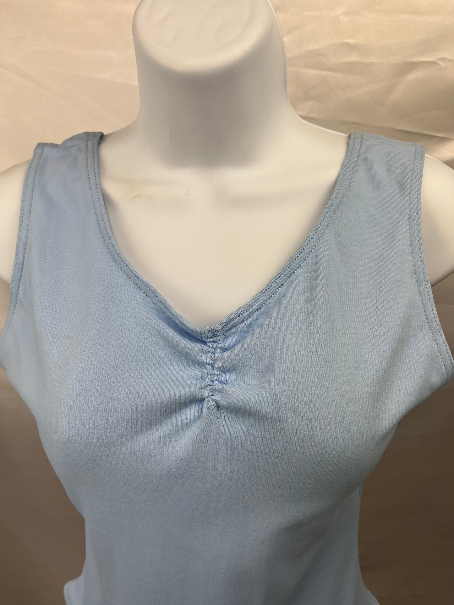 Leotard Light Blue Tank Leotard Ladies Small /Tall 9874