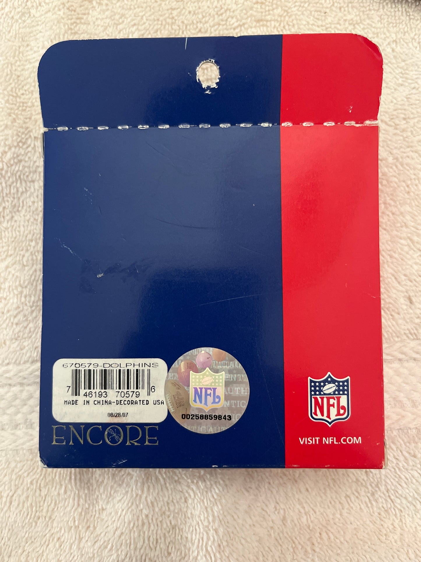 NFL AFC Miami Dolphins 4 Coasters