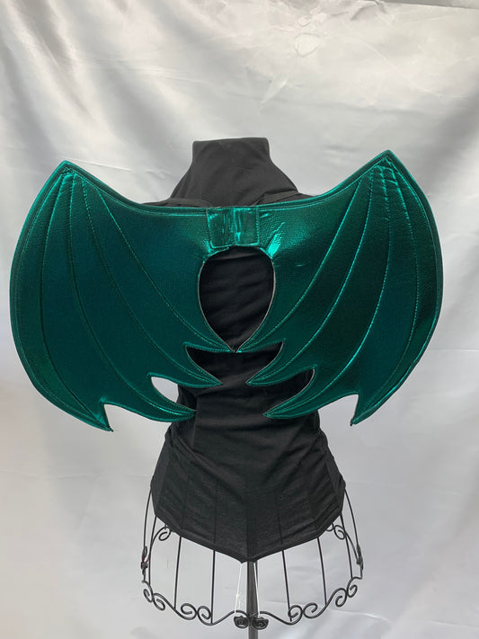 Metallic Teal Green Dragon Midlevel Wings