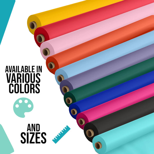 Plastic Table Cover Rolls 40” x 100 ‘