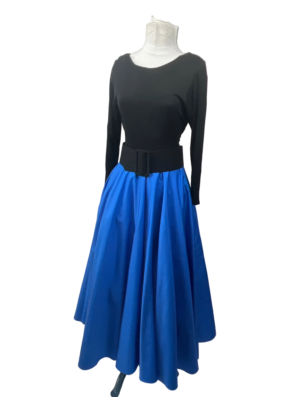Nan Duskin Blue & Black Dress  Size XS / Small Preowned