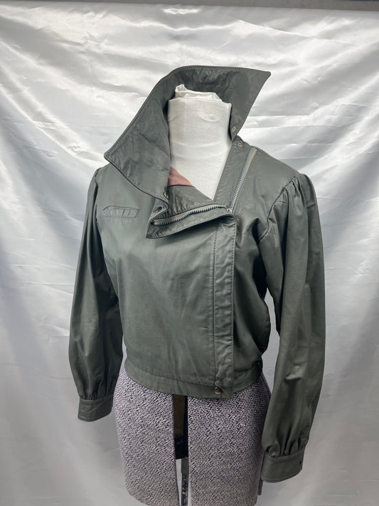 Vintage Leather 80's Ladies 1980's Jacket Size 7
