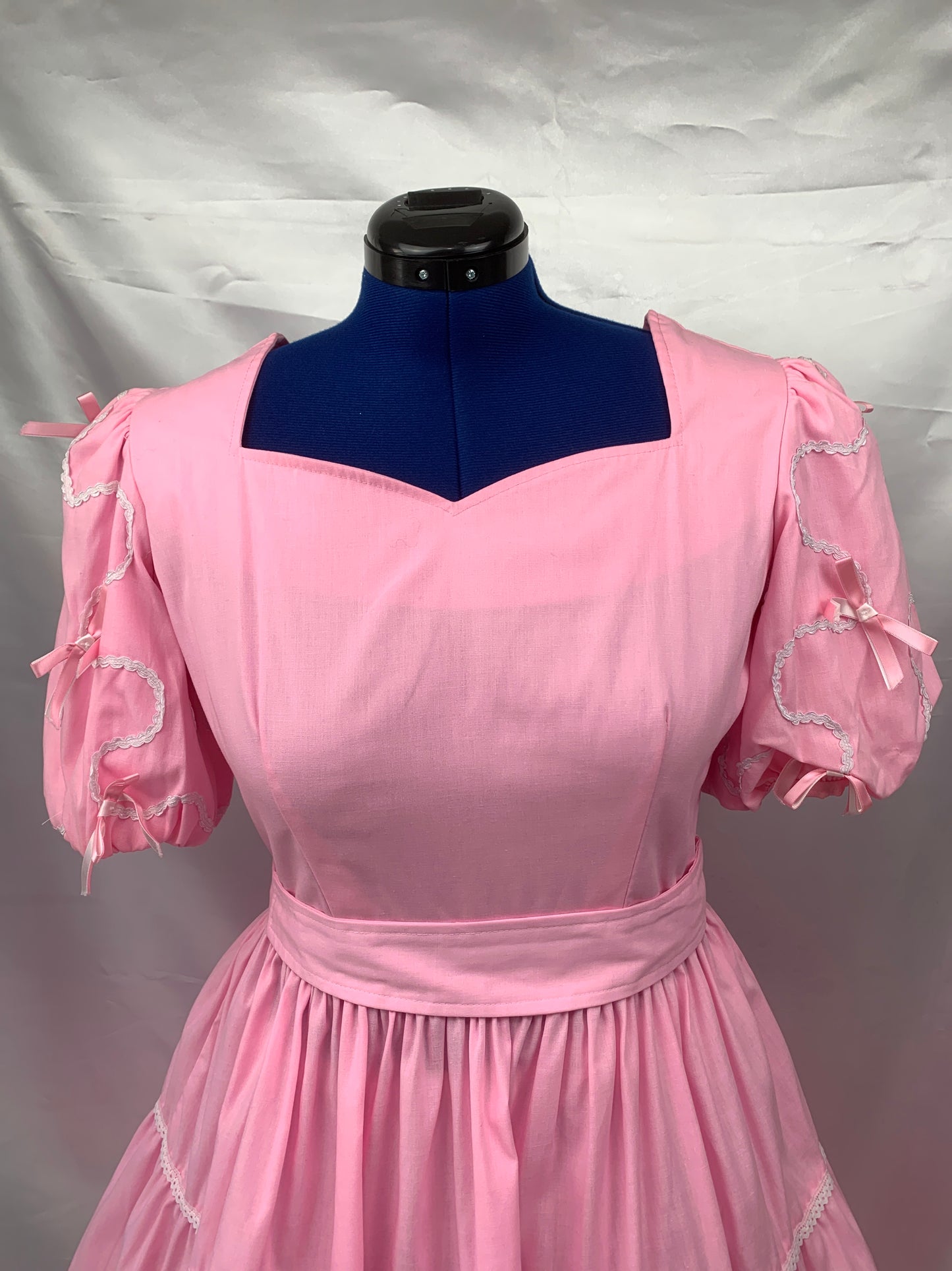 Mother Goose, Bo Peep, Pink Square Dance Dress Ladies Preowned