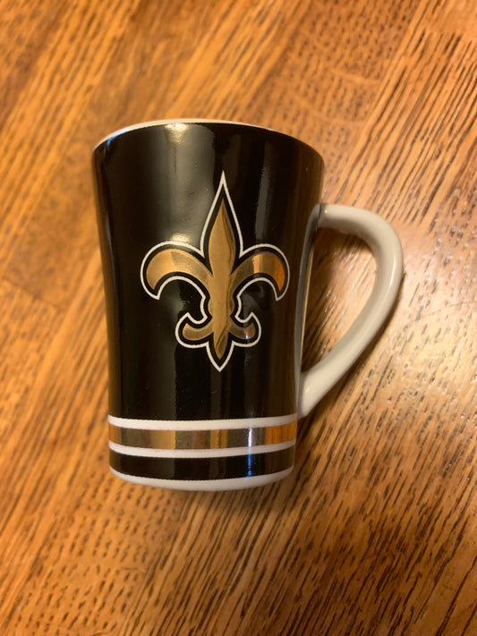 NFL NFC New Orleans Saints 2 oz Game Day Mini Shot Coffee Mug