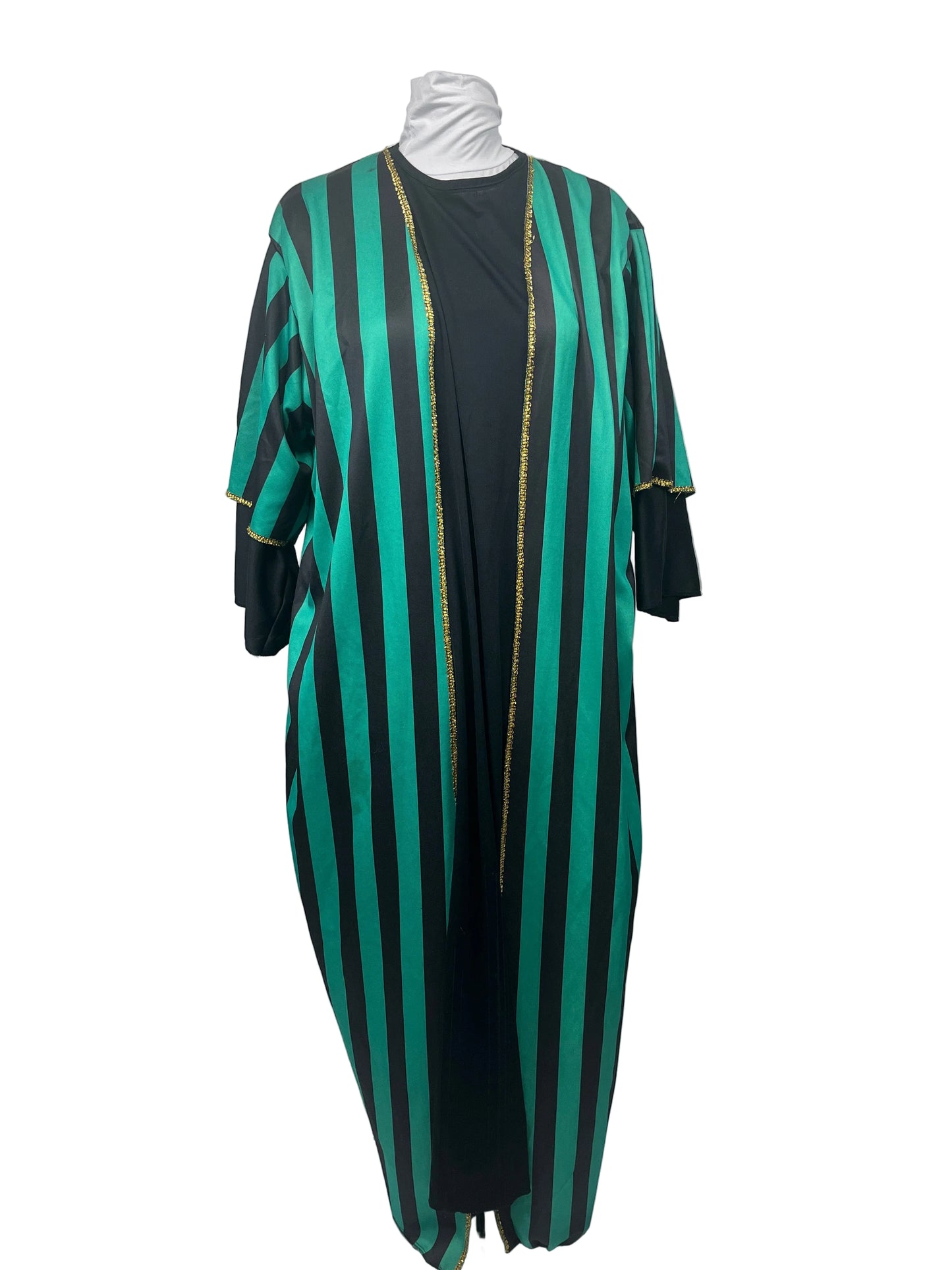 Arab Sheik, Shepards, Town's People - Black, Green Nativity Adult XLG