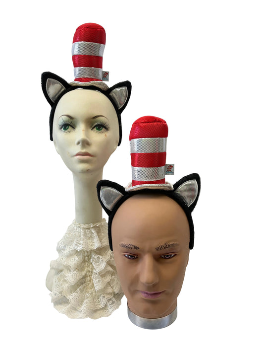 Dr. Seuss Cat in the Hat, Top Hat on Headband