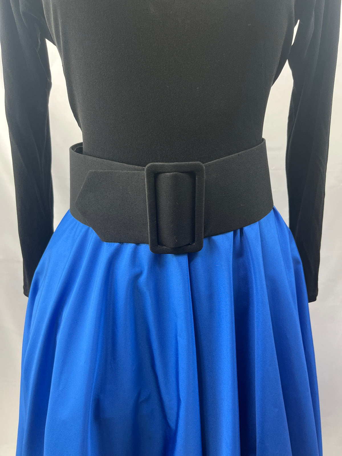 Nan Duskin Blue & Black Dress  Size XS / Small Preowned