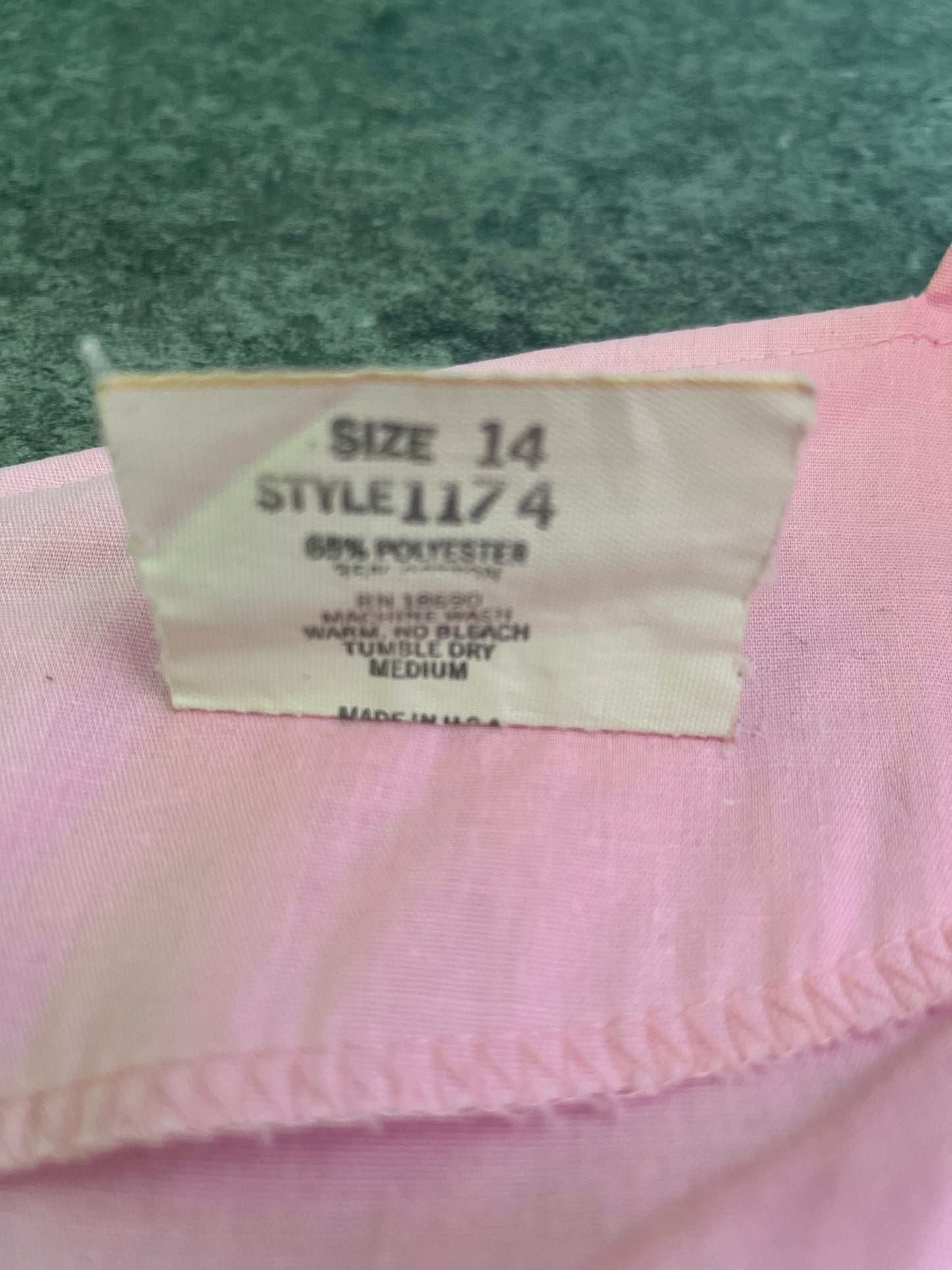 Little Bo Peep, Mother Goose, Pink Square Dance Dress Ladies Preowned Size 14