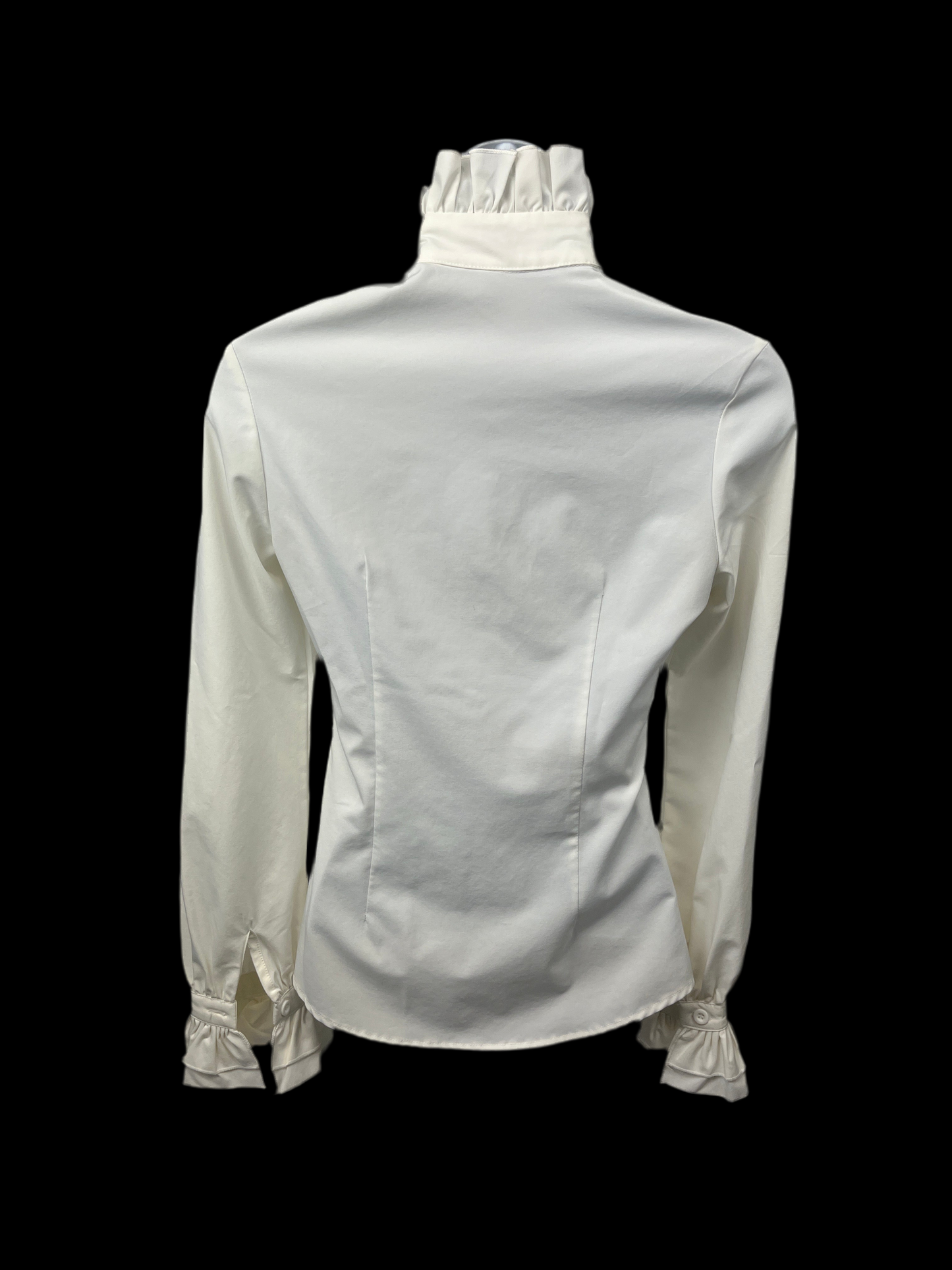 Women's Cream Victorian Steampunk Blouse Ladies XSmall
