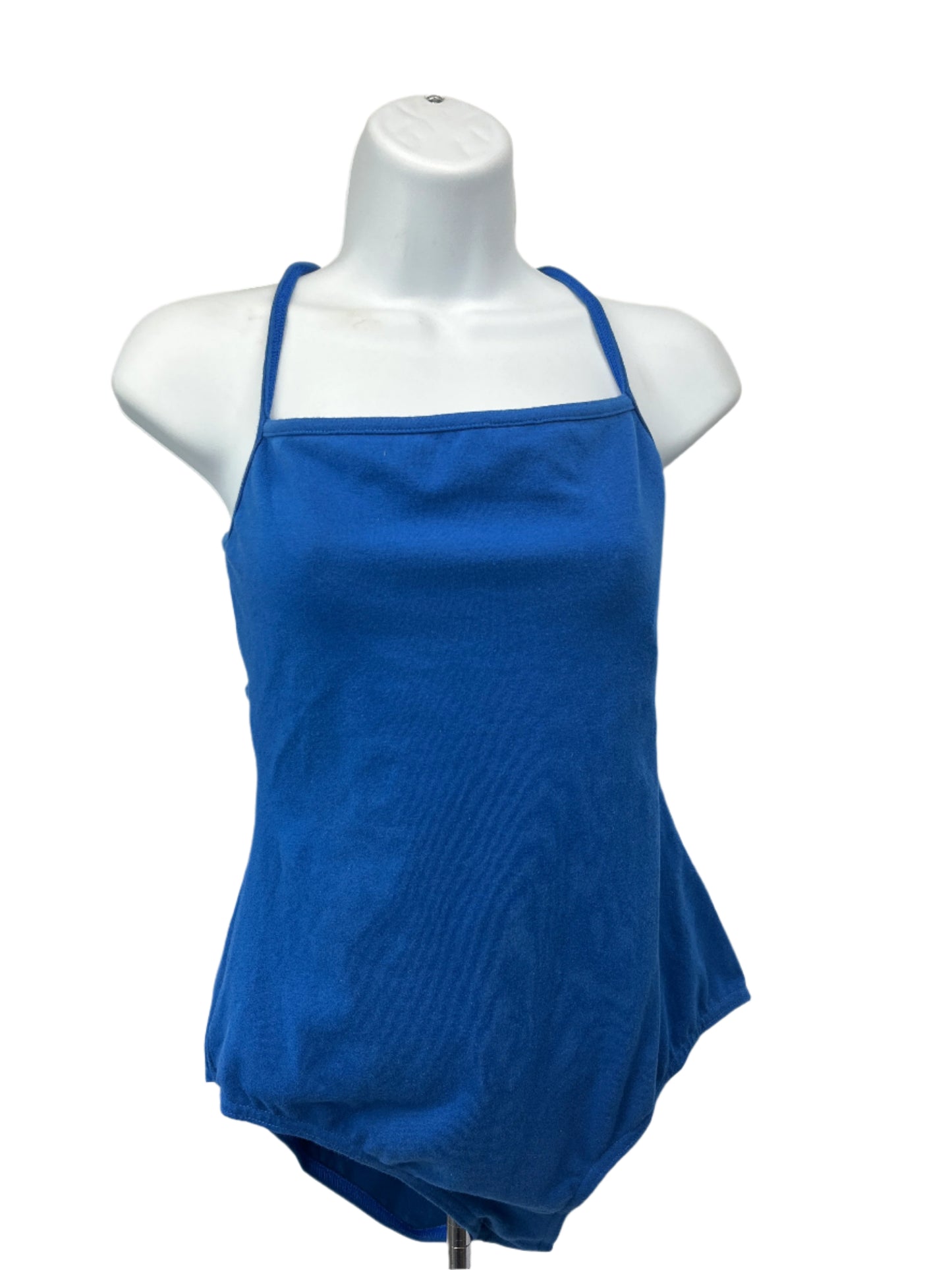 Bloch Double Strap Royal Blue Camisole Leotard Ladies Large #L3697