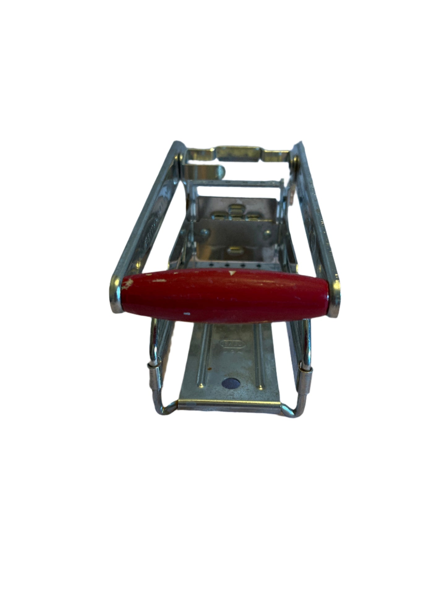 Vintage Ekco French Fry Cutter w/Red Wood Handle