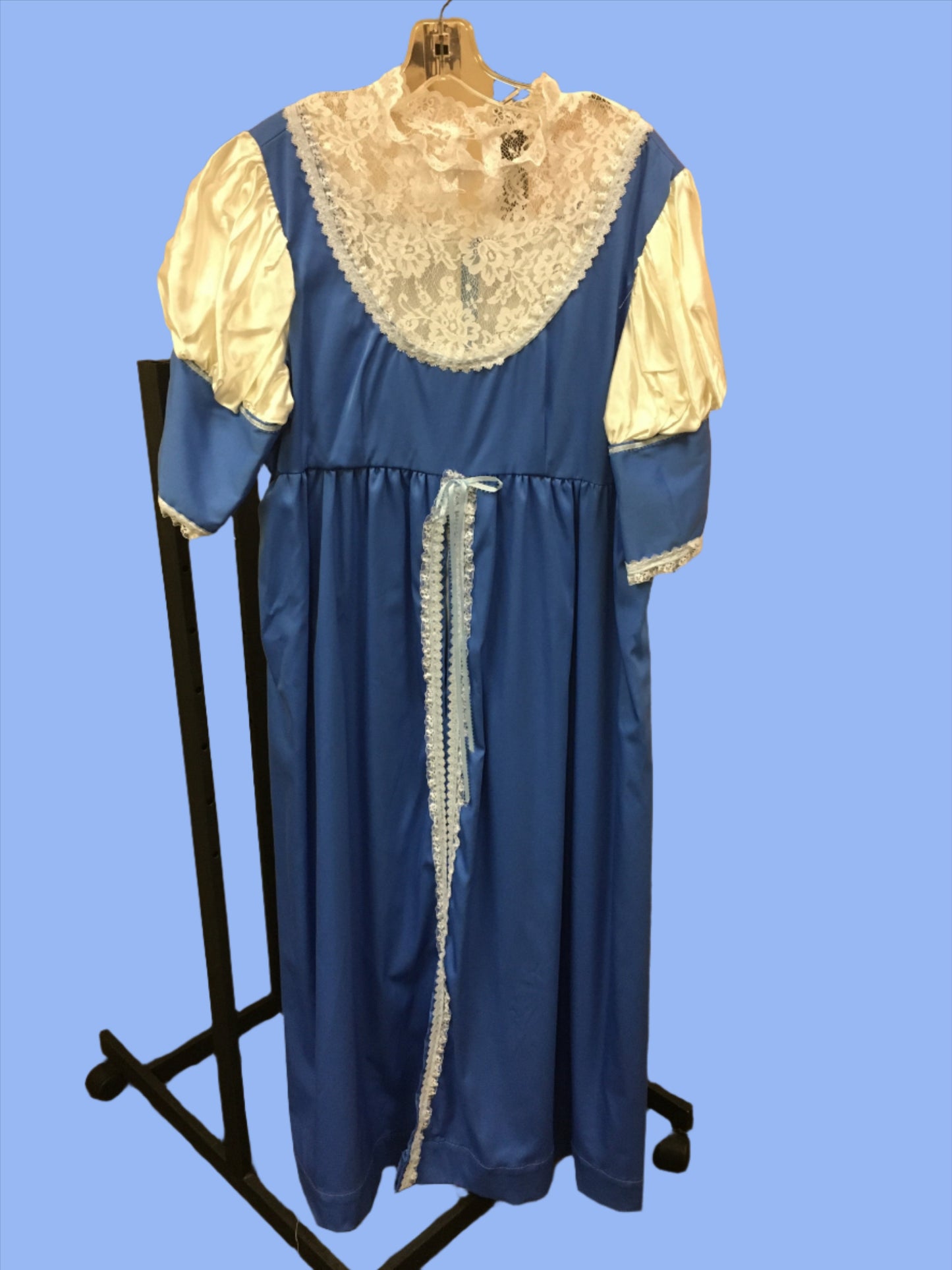 Colonial, Pioneer Women's Dress, Pink, Yellow & Blue