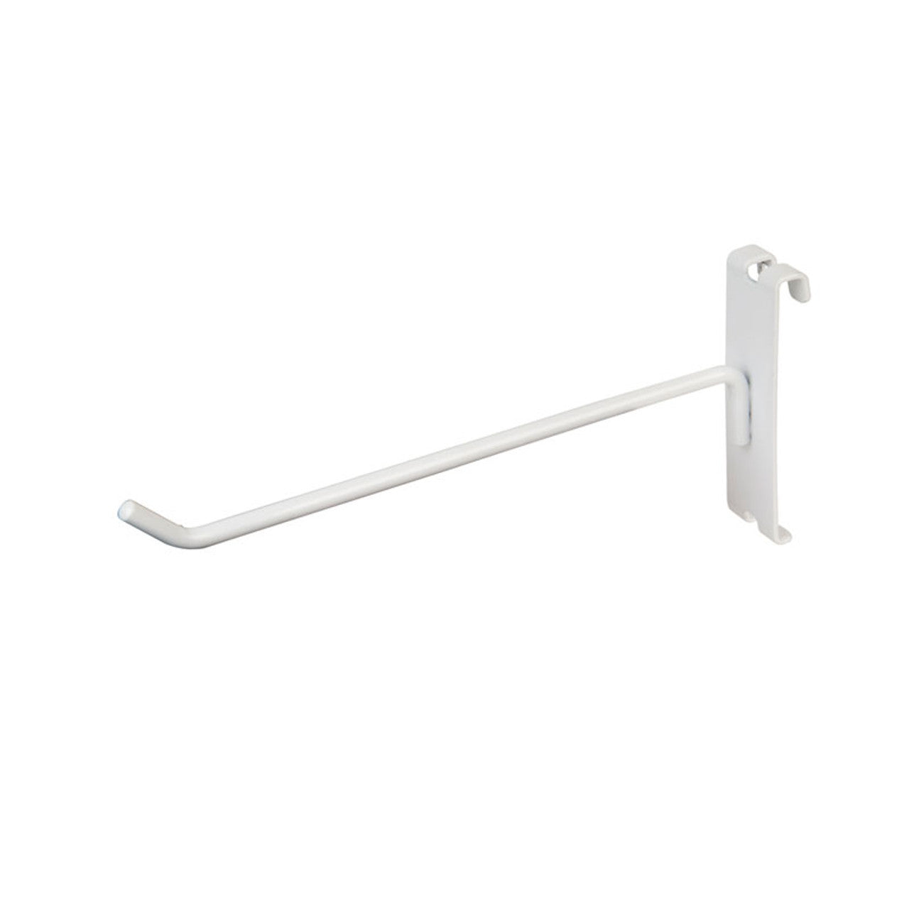 Grid Wall White Metal Dlx Grid Hooks for Gridwall 4", 6", 8" 10" 12"