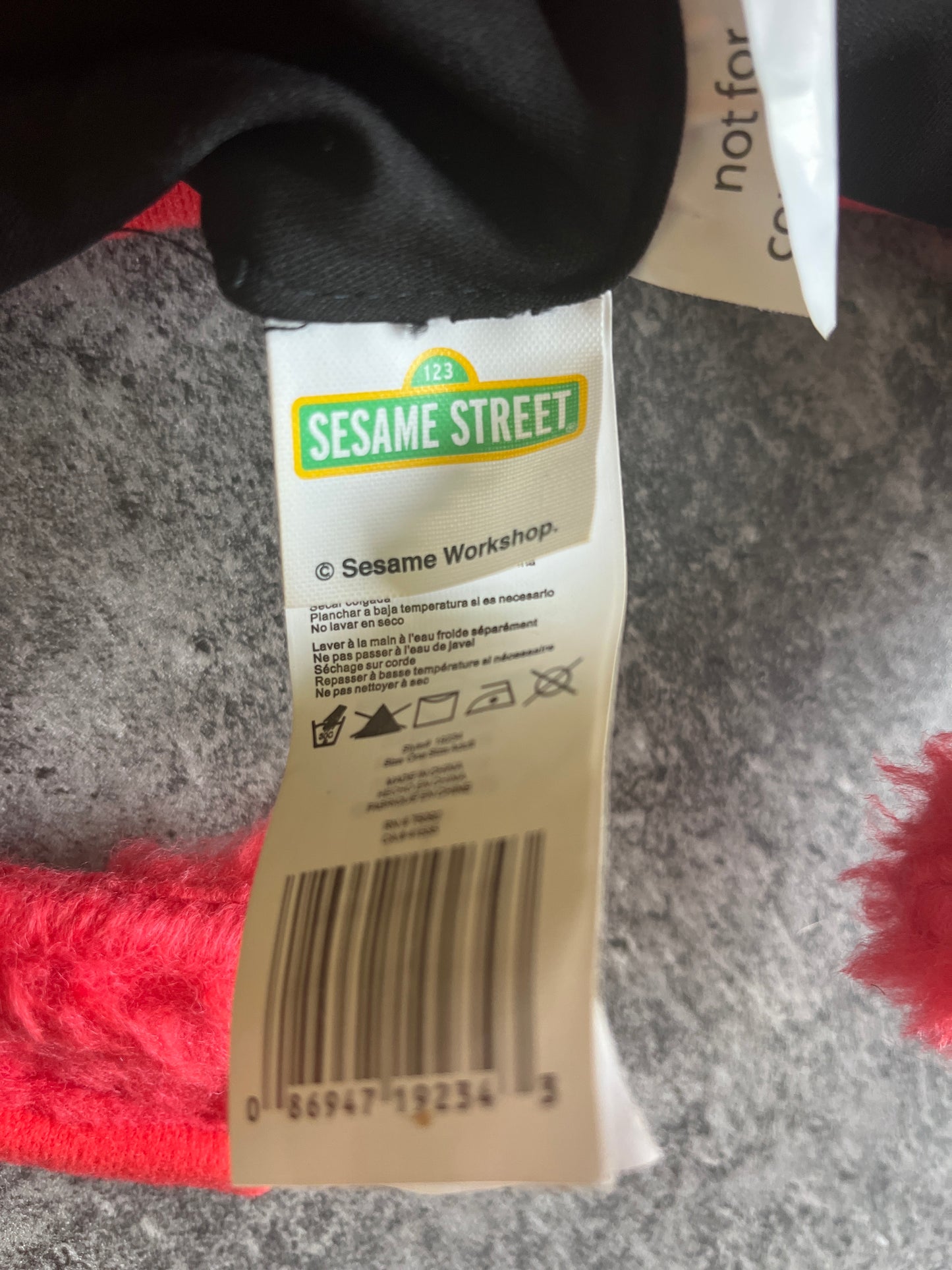 Sesame Street Elmo Headpiece Adult Costume Accessory