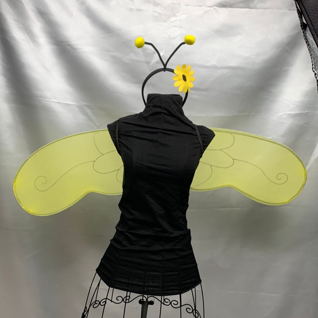 Honey Bee Adult Wings and Headband