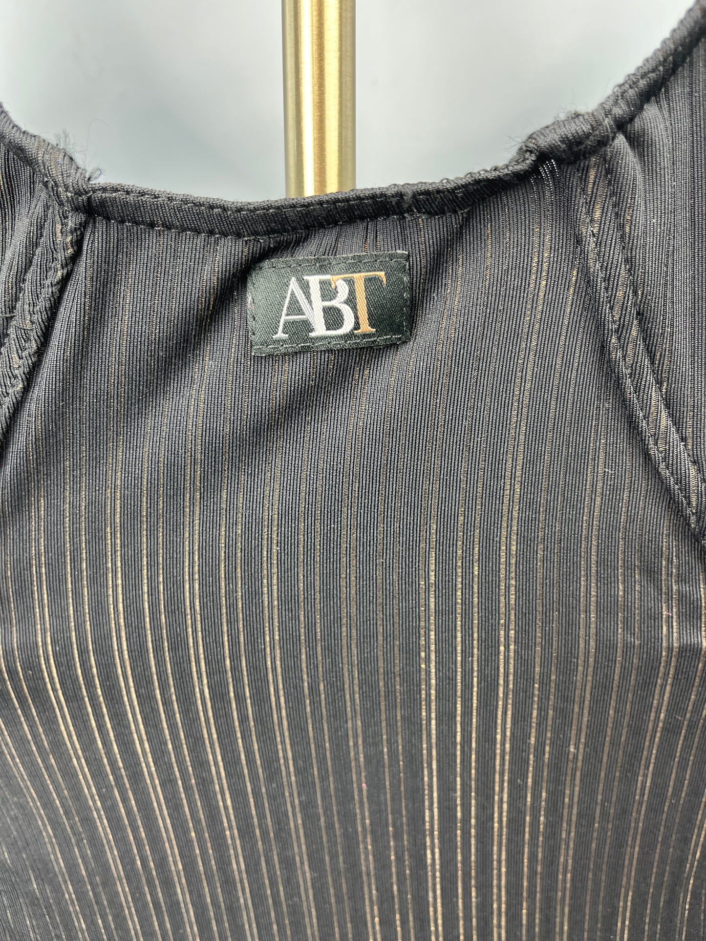 Capezio ABT Black & Gold Tank Leotard Ladies XLG #7302