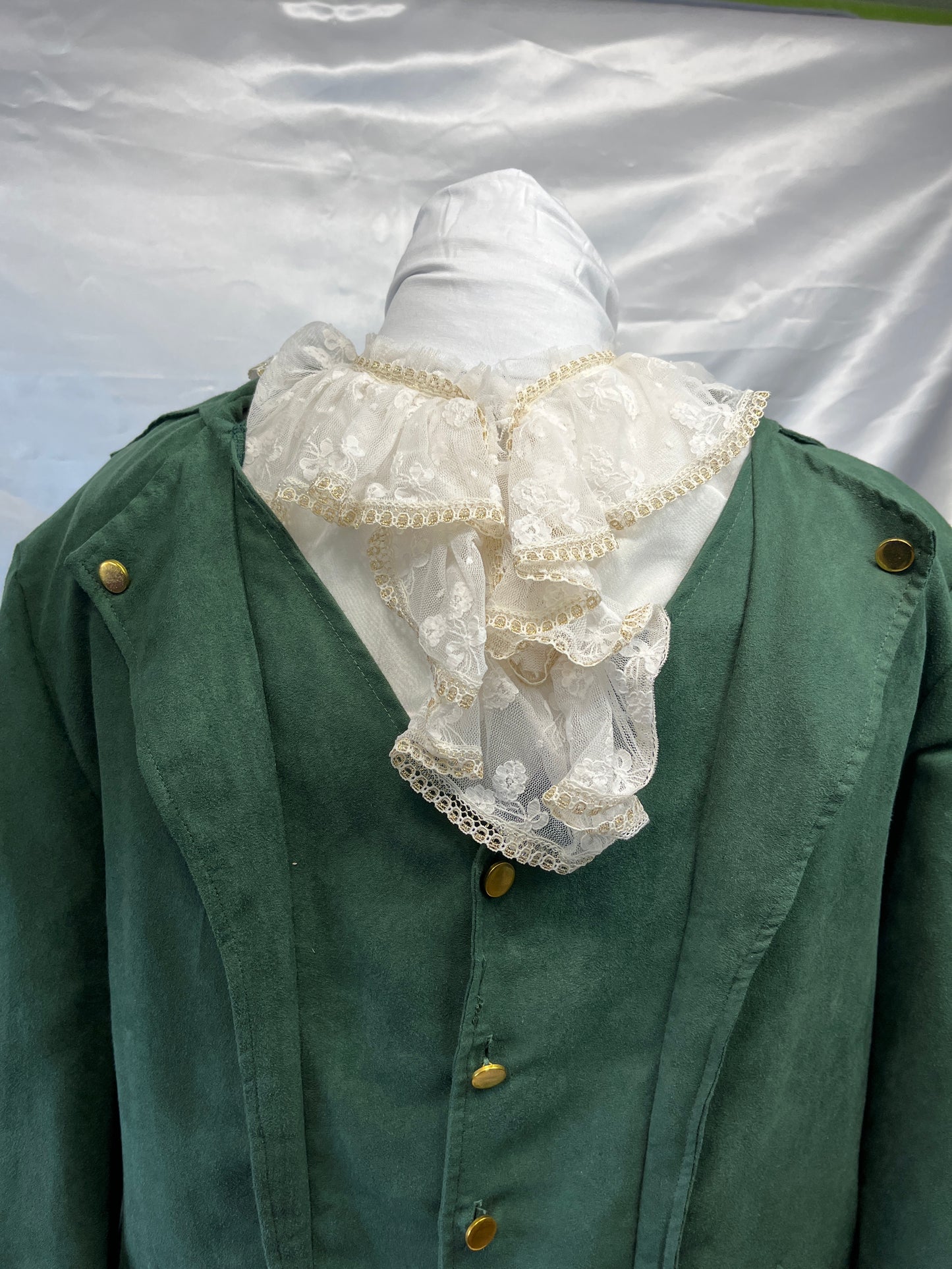 Colonial / Leprechaun Mens Large Green Tailcoat Costume