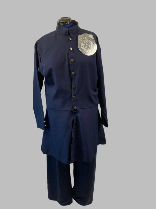 1920's Keystone Kop Costume Men's X-Large- Preowned