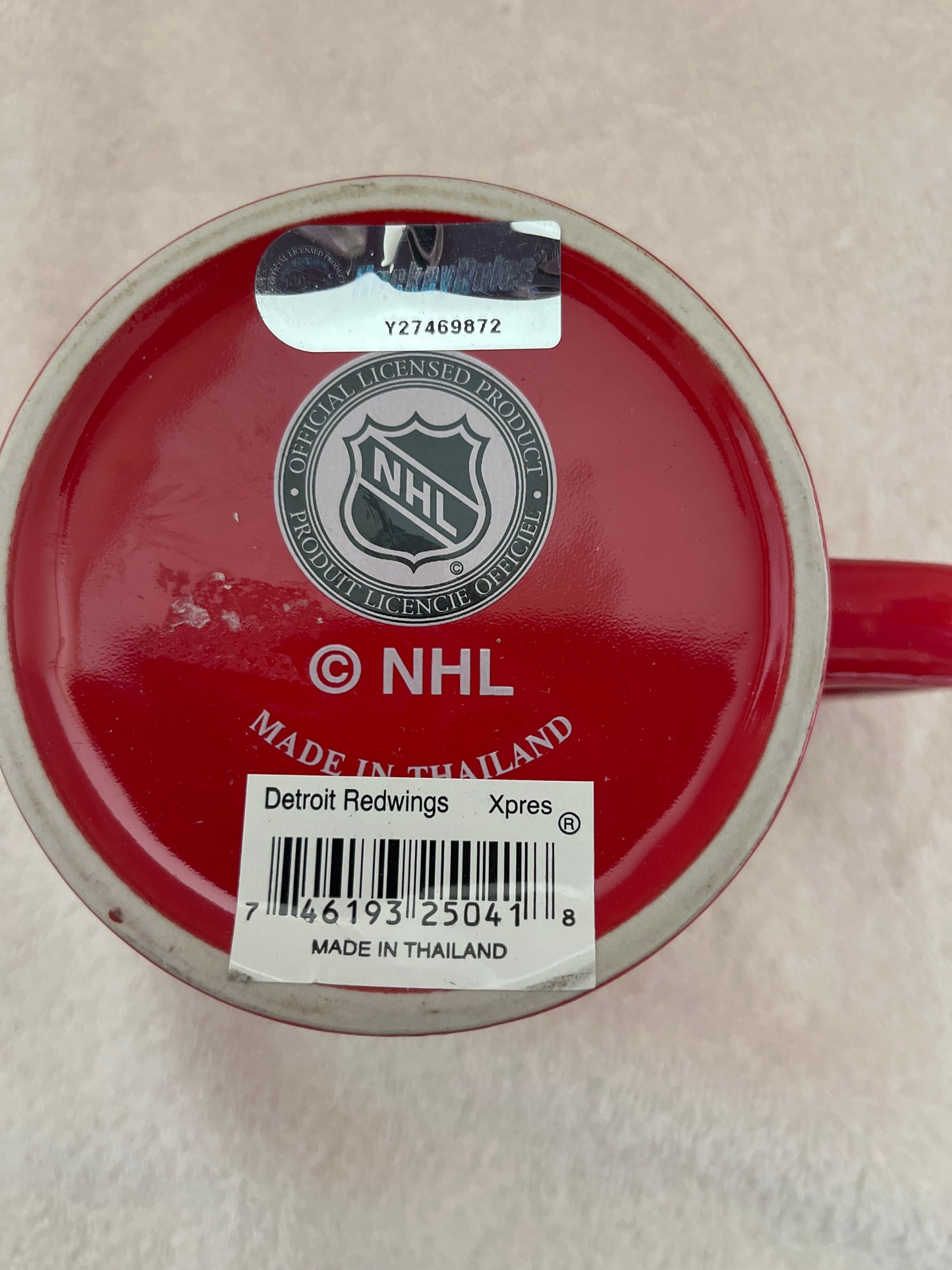 Red Wings Hockey 12 oz Coffee Mug