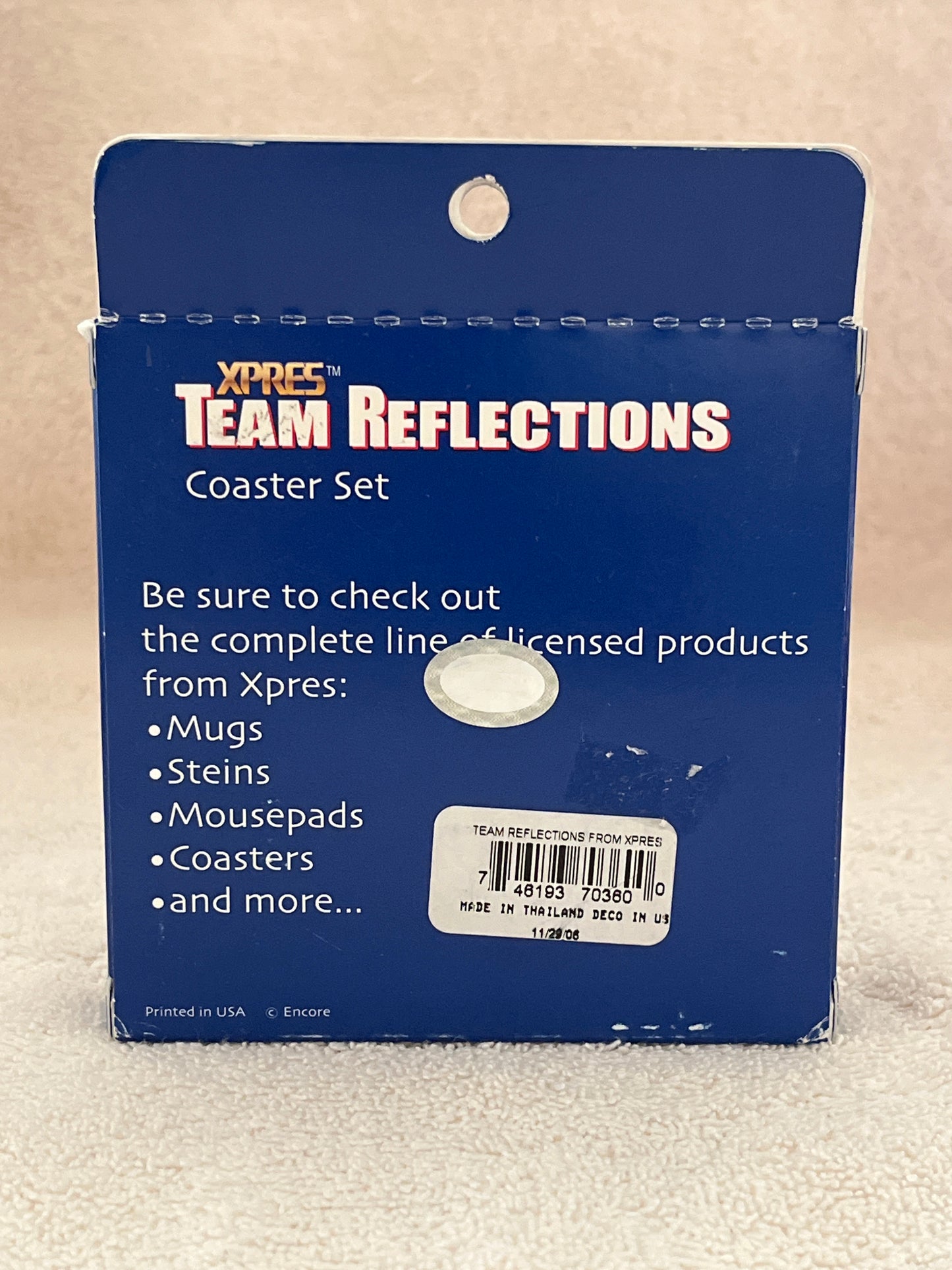 NASCAR 4 Pack Coaster Set