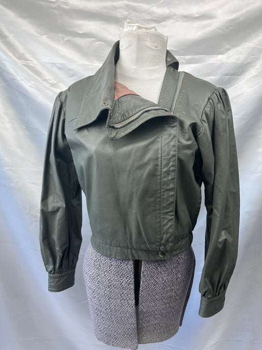 Vintage Leather 80's Ladies 1980's Jacket Size 7