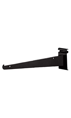 Grid Metal Shelf Bracket for Gridwall, Chrome, White, Black - Preowned 12”, 14”