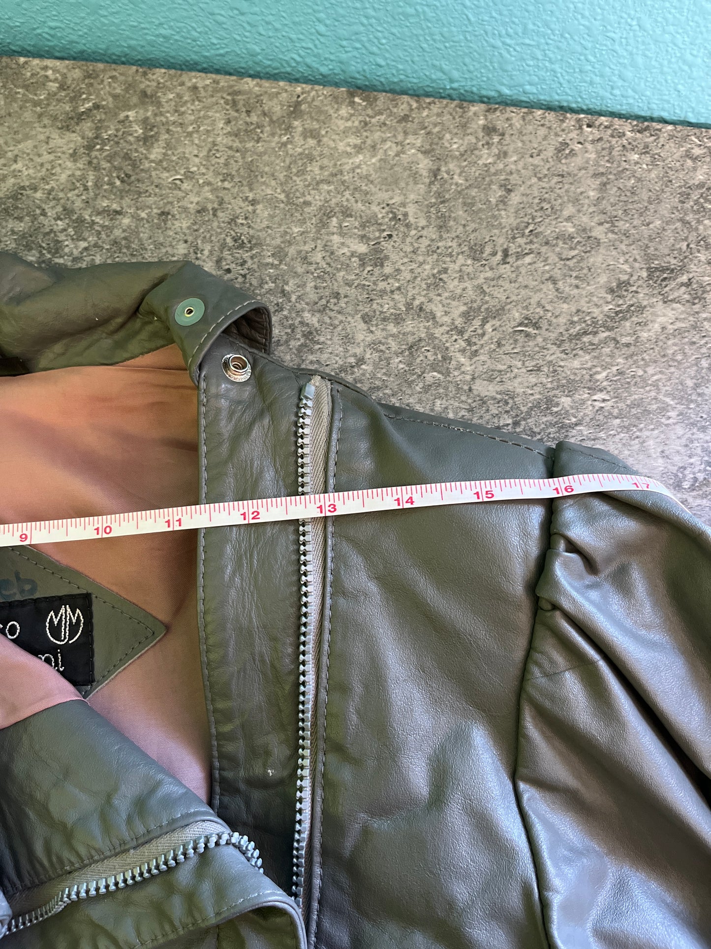 Vintage Leather 80's Ladies 1980's Jacket Size 7