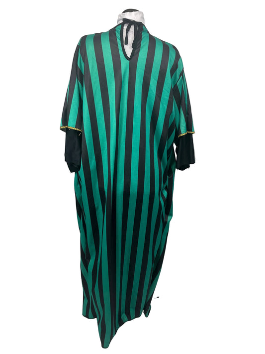 Arab Sheik, Shepards, Town's People - Black, Green Nativity Adult XLG