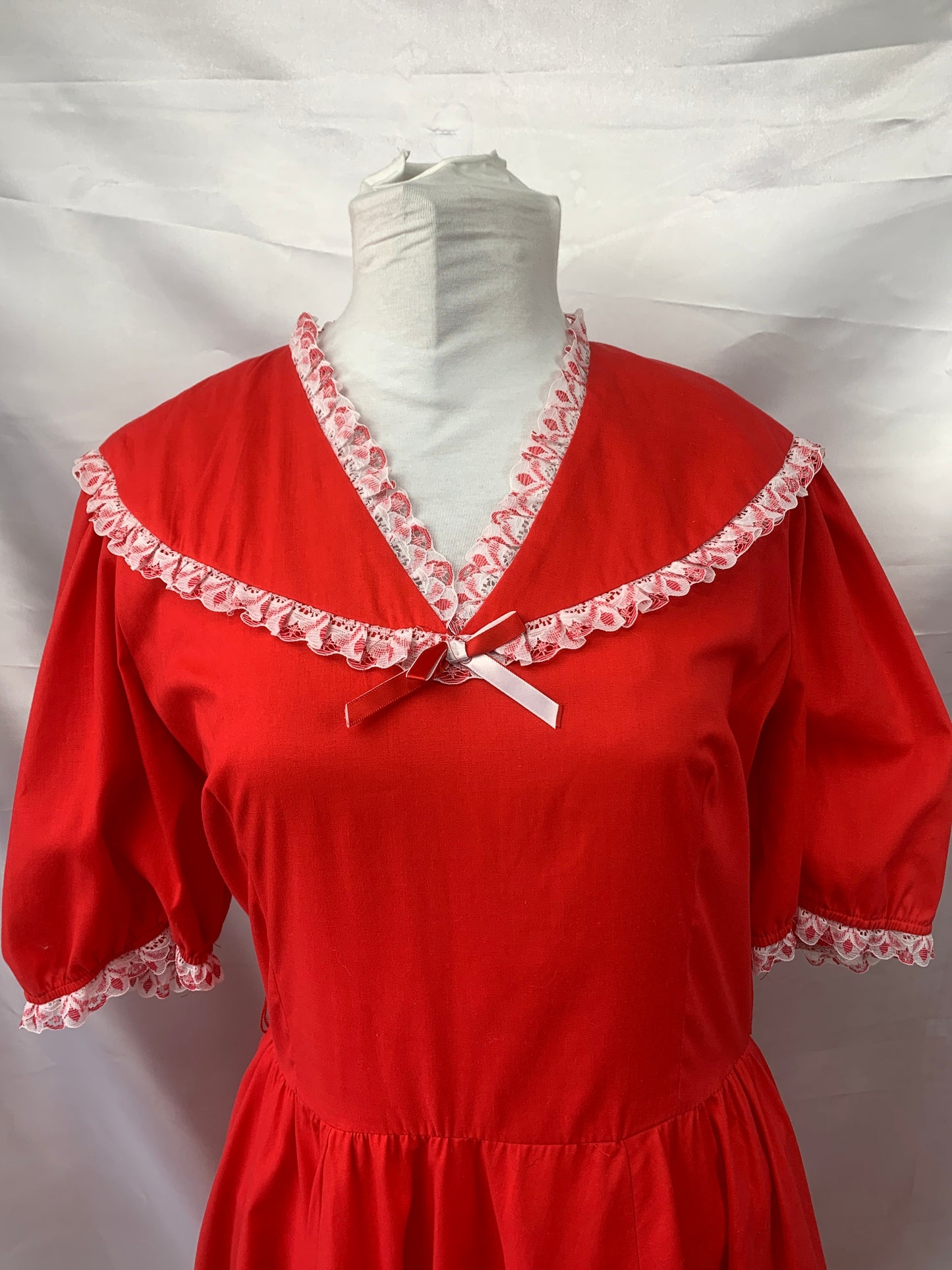 Square Dance Dress Red Ladies Medium - Preowned