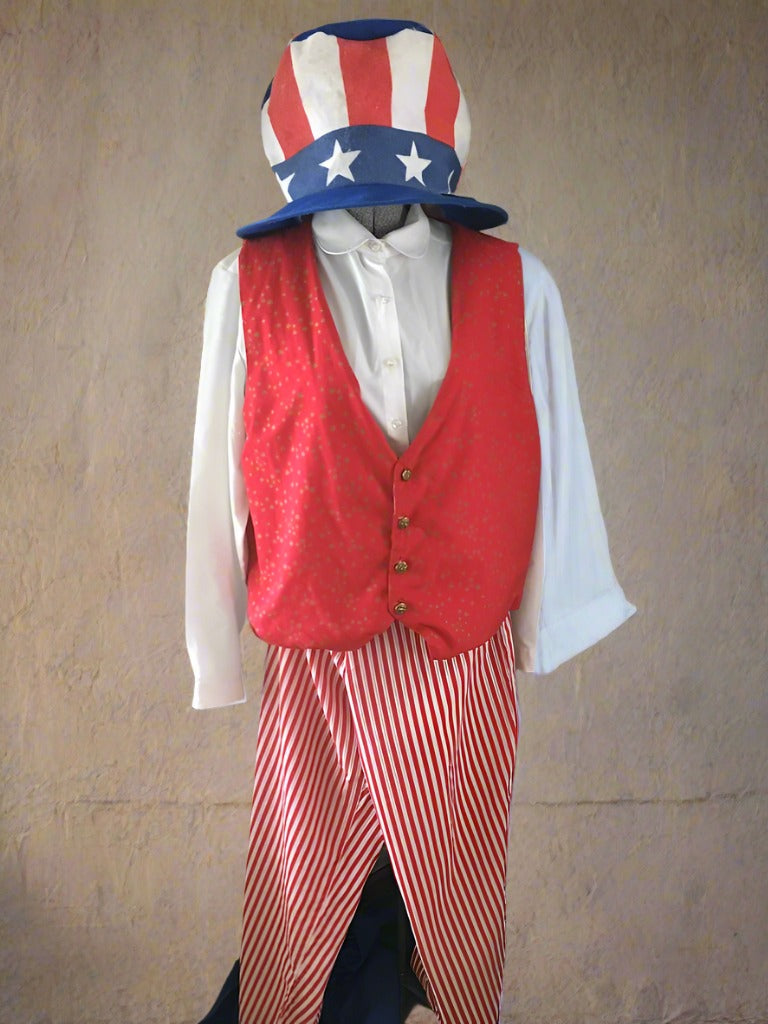 Uncle Sam Patriotic Adult Men's Costume STD - Preowned