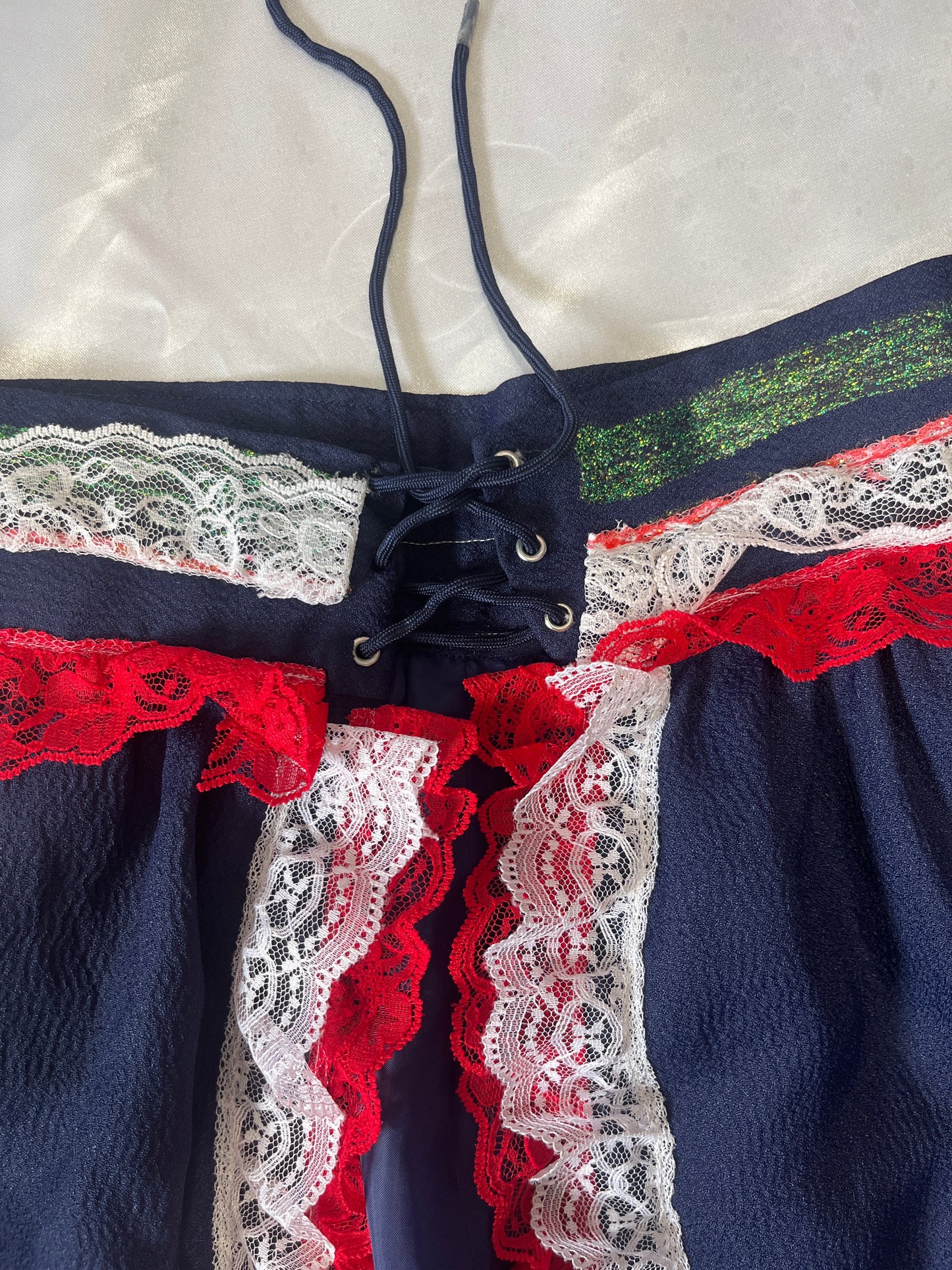 Patriotic Top & Skirt Adult Costume Dress Ladies