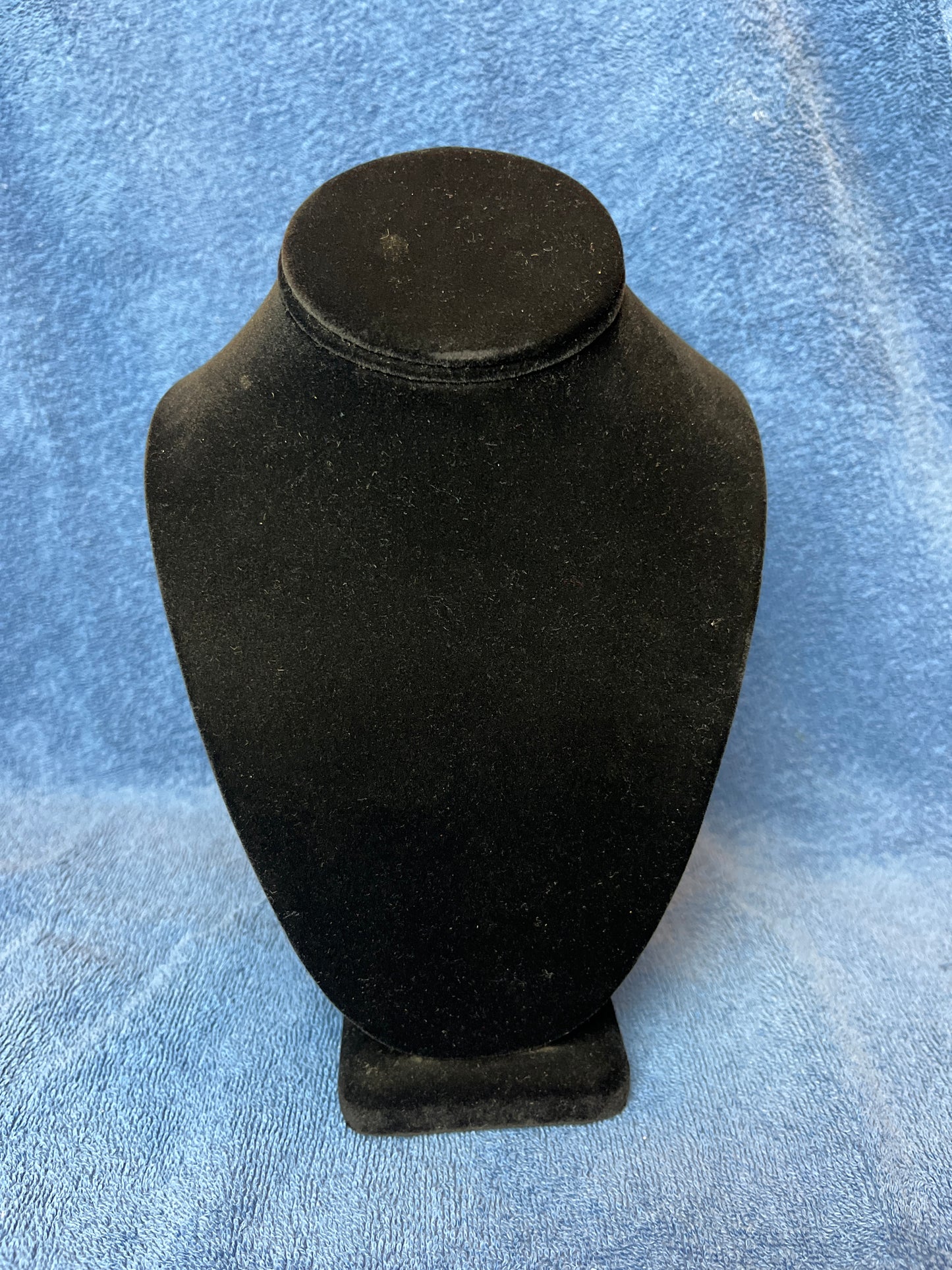 Necklace Jewelry Display Bust - Black Velvet