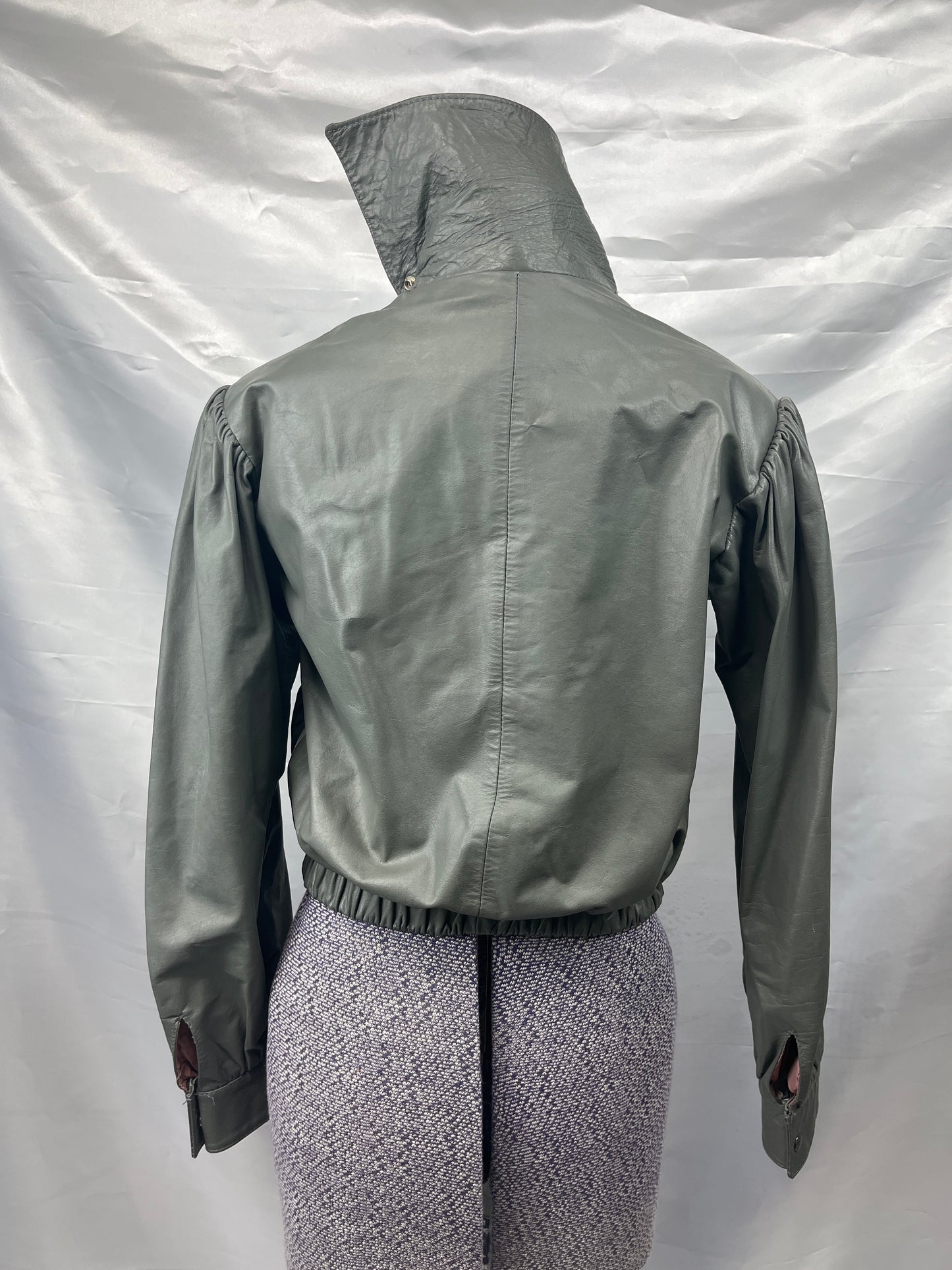 Vintage Leather 80's Ladies 1980's Jacket Size 7