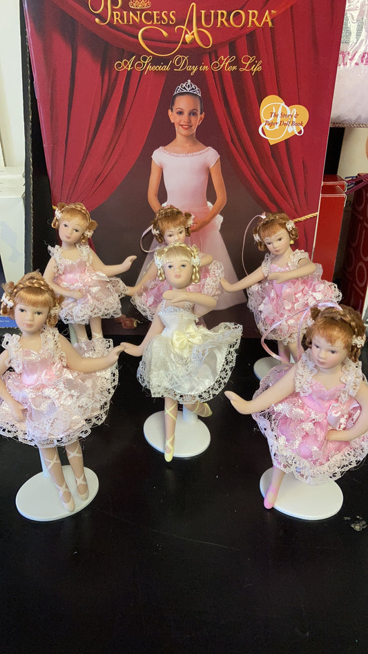 Ballerina Porcelain Doll Ornament