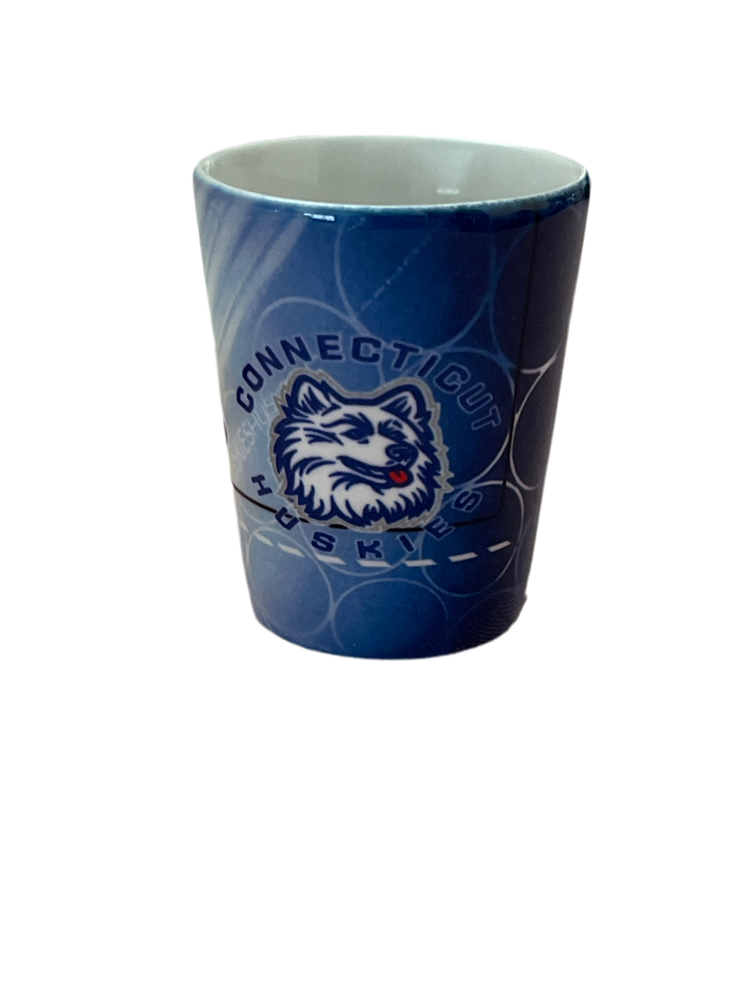 Connecticut Huskies University 2 oz Mini Shot Glass