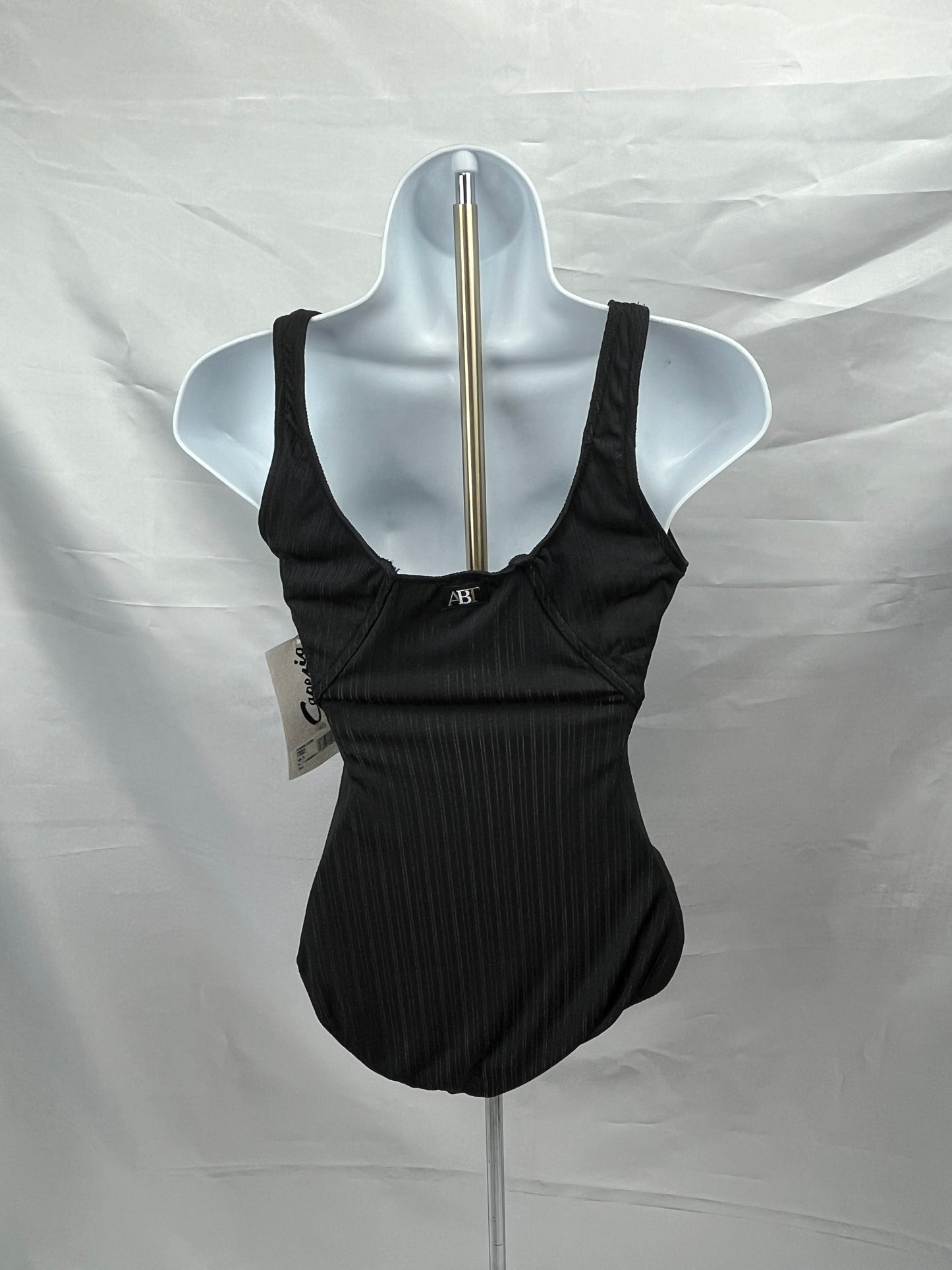 Capezio ABT Black & Gold Tank Leotard Ladies XLG #7302