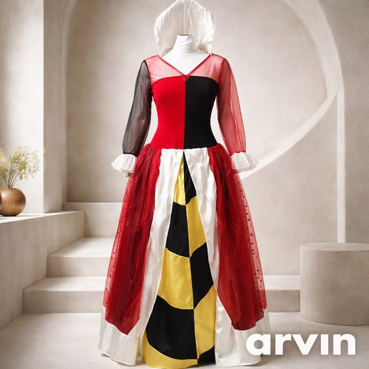 Disney Queen of Hearts Adult Ladies Large Costume - Preowned