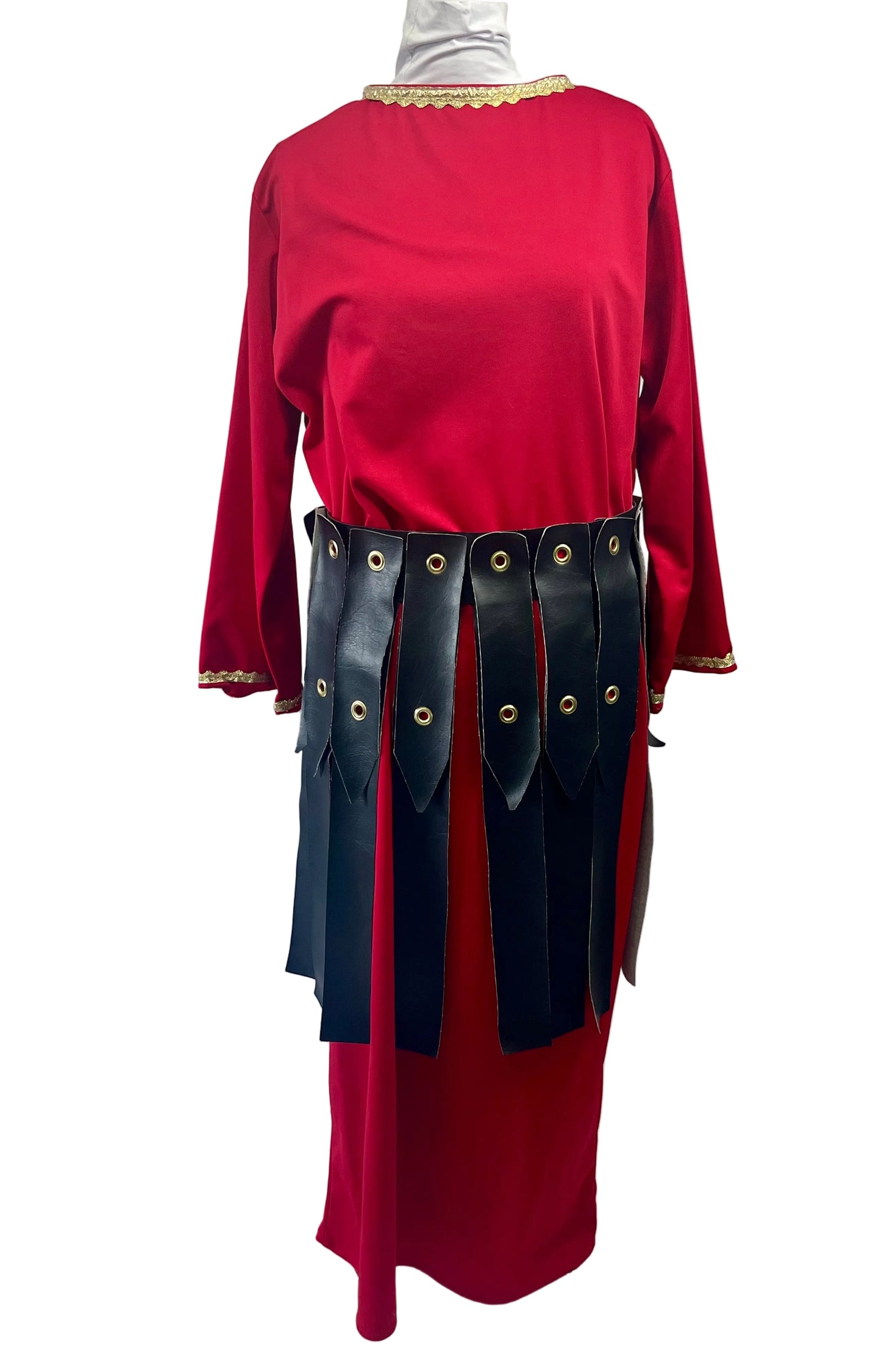 Roman Renaissance Red Tunic Caftan Dress XLG  Costume Preowned