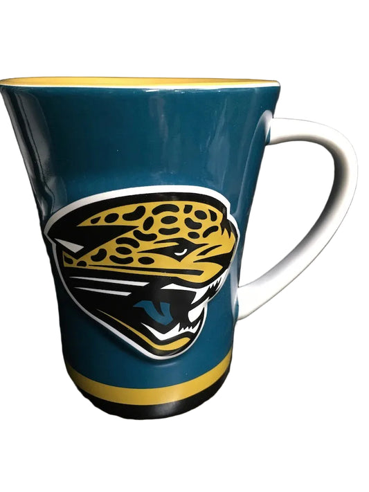 NFL AFC  Jacksonville Jaguars 12 oz Vintage Relief Game Day Coffee Mugs