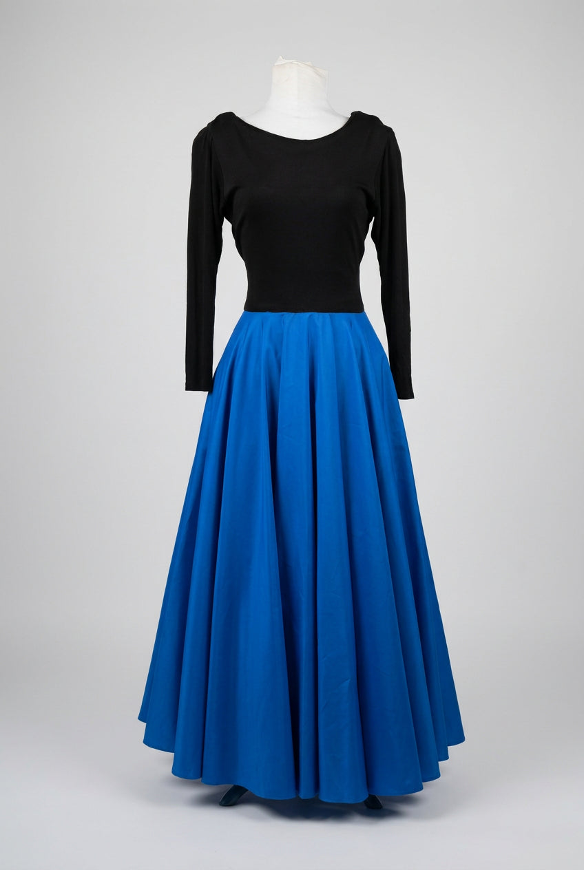 Nan Duskin Blue and black dress front