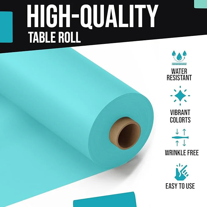 Plastic Table Cover Rolls 40” x 100 ft