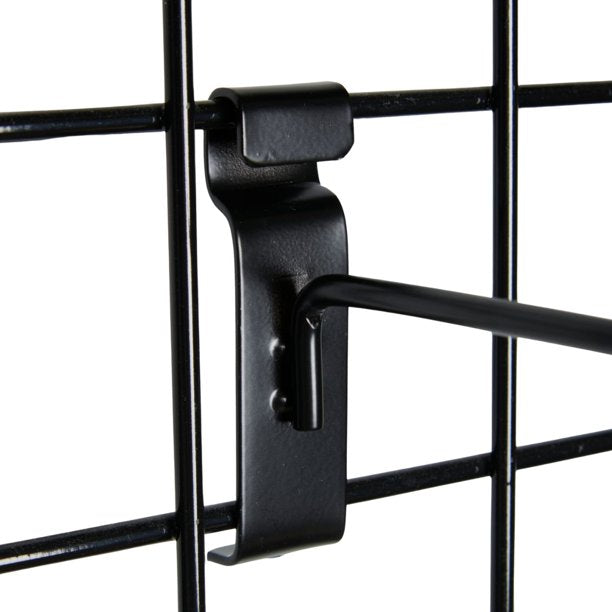 Gridwall (12) Black Metal Std Style Grid Hooks