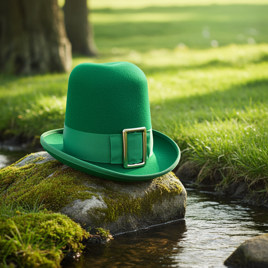 Leprechaun St. Patrick's Day Ireland Green Irish Hat - Preowned Lg