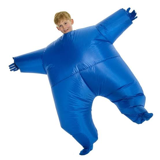 Kids Blue Inflatable Megamorph One Size
