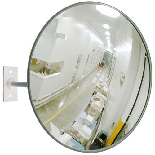 Security Round Convex Acrylic Mirror, 18" & 26" Dia., 160° Viewing Angle